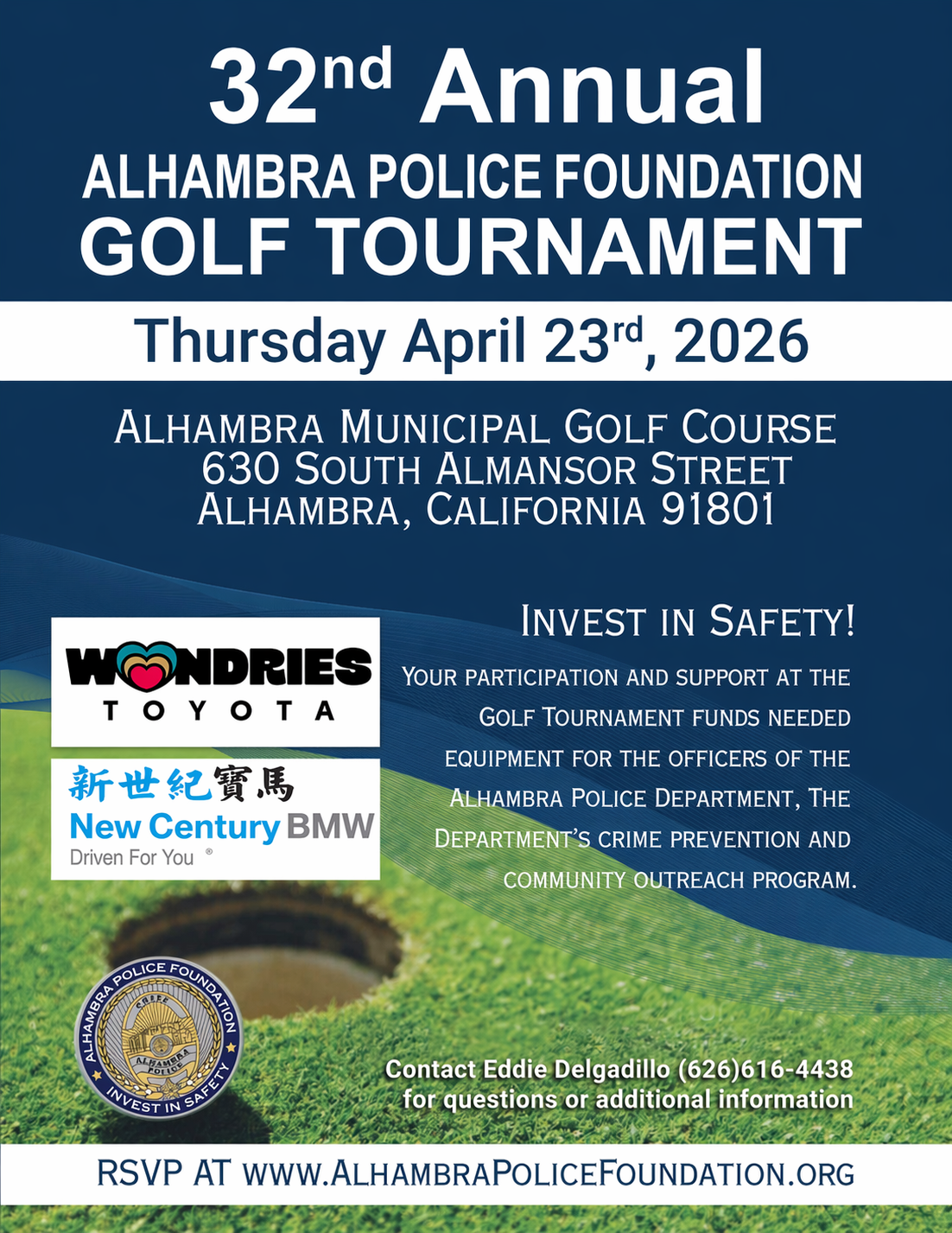 32ND ANNUAL ALHAMBRA POLICE FOUNDATION GOLF TOURNAMENT