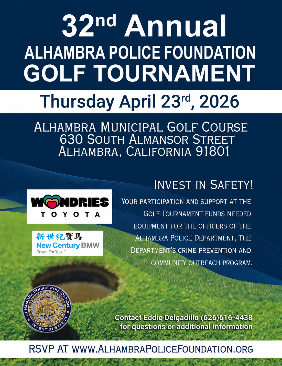 32ND ANNUAL ALHAMBRA POLICE FOUNDATION GOLF TOURNAMENT